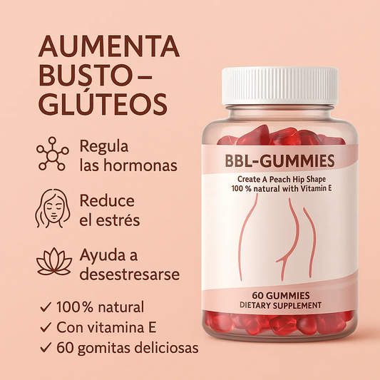 Gomitas BBL - Aumenta Glúteos